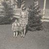 Joan Bullard &amp; Mother 1945 Grandma made the outfits